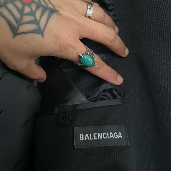 Balenciaga Double-breast Folded Blazer. - Picture 7 of 13